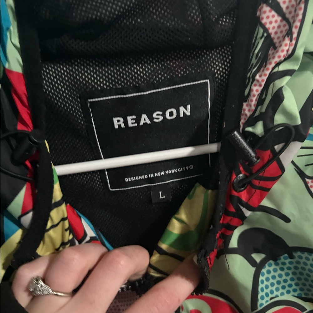 Colorful Comic Print Jacket - Picture 2 of 2